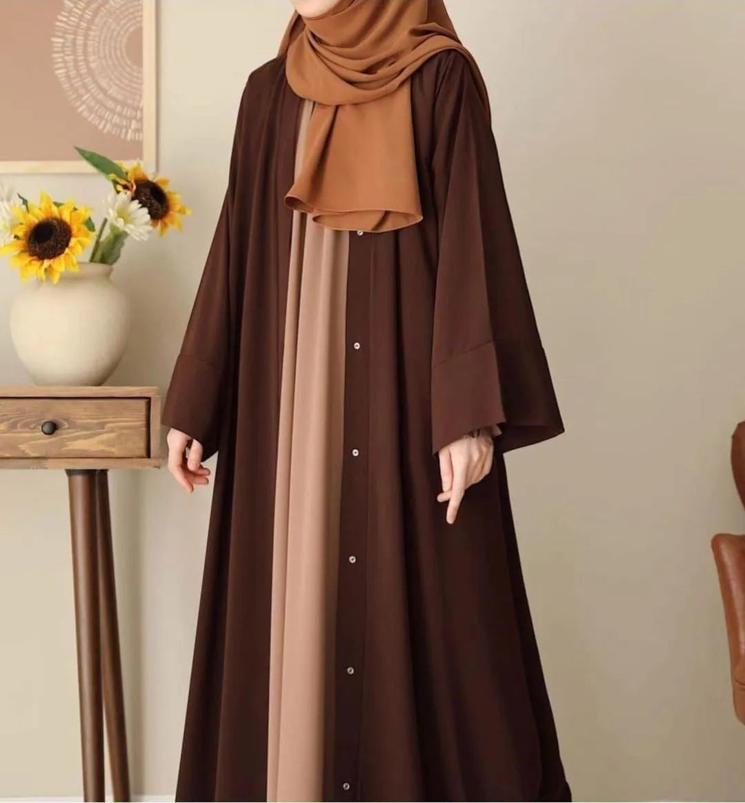 Georgette Plain Classic Abaya