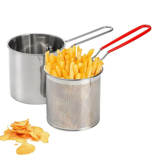 Stainless Steel Deep Frying Pot - 1200ml