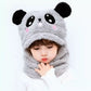 2 Pcs Kids Bear Winter Cap Baby Stuff Winter hat Plus Fleece Kids Caps
