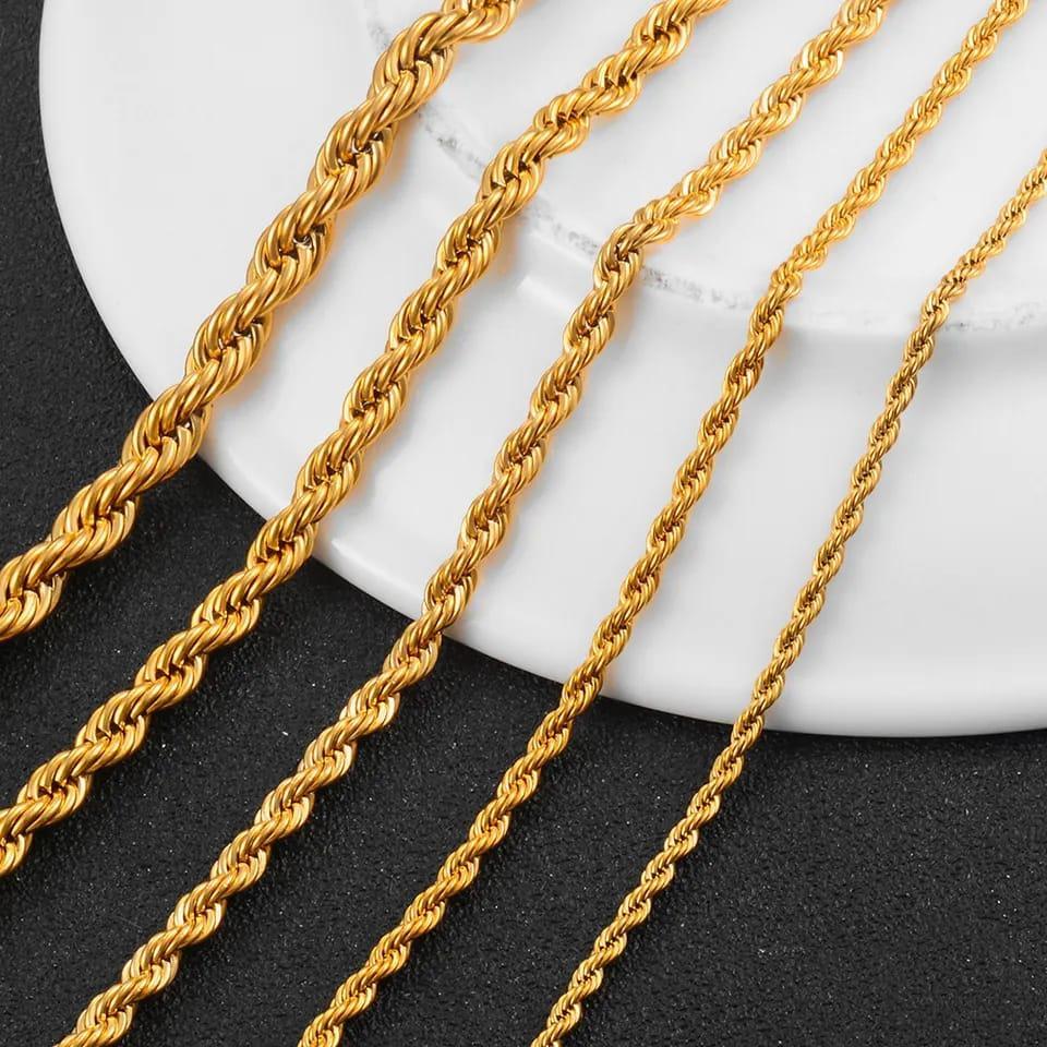 1 Pc Gold Plated Necklace Chain