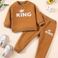 2 Pcs Boy's Polyester Printed Tracksuit