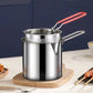 Stainless Steel Deep Frying Pot - 1200ml