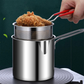 Stainless Steel Deep Frying Pot - 1200ml